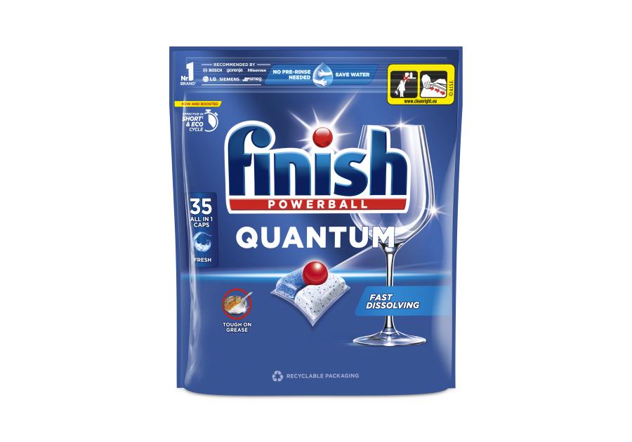 Zdjęcie: Kapsułki do zmywarki Quantum All-in-1 lemon 35 szt. FINISH
