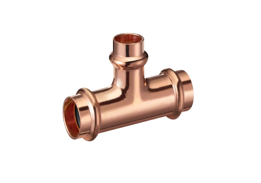 Zdjęcie: Trójnik zaciskany do wody 18 profil V CALIDO