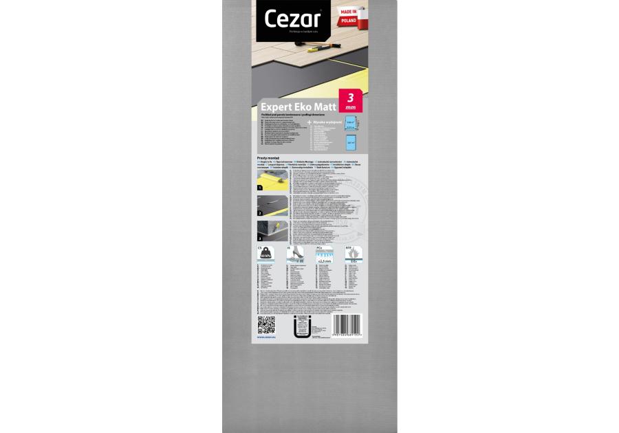 Zdjęcie: Podkład pod panele Expert Thermo 2 mm szary CEZAR