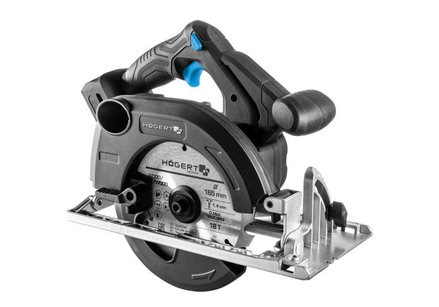Zdjęcie: Pilarka tarczowa bezszczotkowa 165 mm 18 V HOGERT TECHNIK