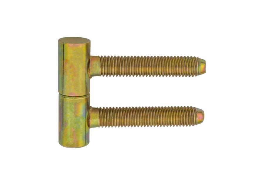 Zdjęcie: Zawias 12x50 mm ocynk żółty, 2 sztuki METRO