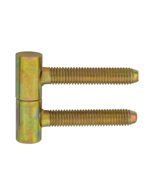 Zdjęcie: Zawias 12x50 mm ocynk żółty, 2 sztuki METRO