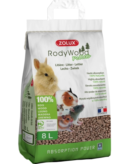 Zdjęcie: Pellet żwirek dla królika i gryzoni 8 L ZOLUX