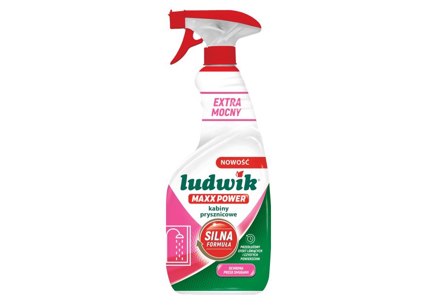 Zdjęcie: Płyn do mycia kabin prysznicowych Maxx Power 600 ml LUDWIK