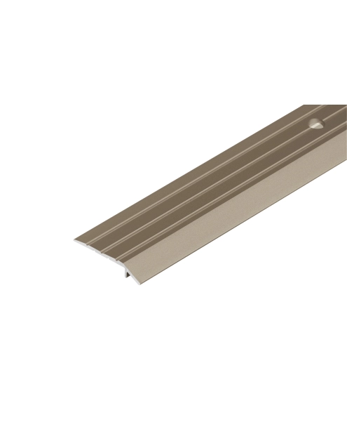 Zdjęcie: Profil progowy ochronny skośny aluminium anoda 30 mm 0,9 m szampan CEZAR