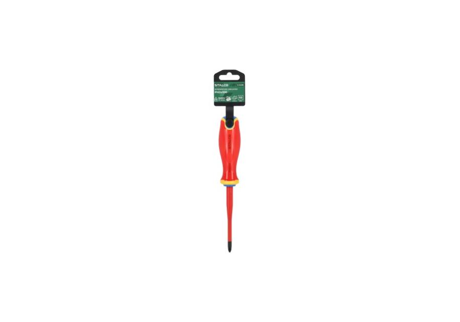 Zdjęcie: Wkrętak elektrotechniczny płaski Phillips PH2x100 STALCO
