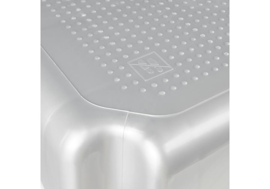 Zdjęcie: Taboret Maxi jasnosrebrny KEEEPER