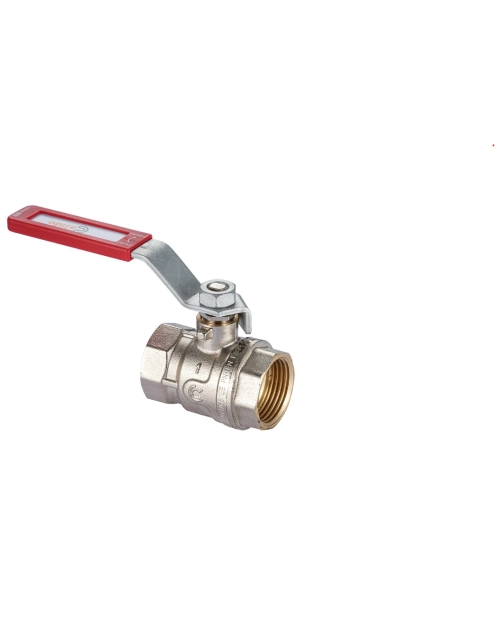 Zdjęcie: Zawór kulowy z rączką z okienkiem w/w 1 1/4" CALIDO