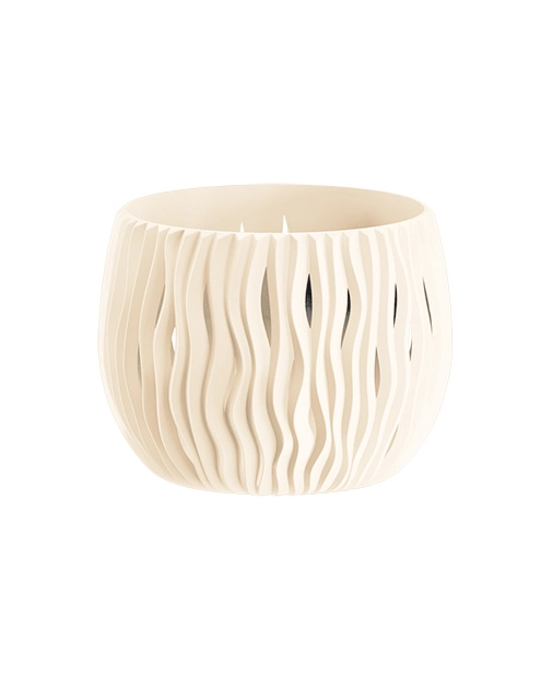 Zdjęcie: Doniczka Bowl Sandy basic krem 18 cm PROSPERPLAST