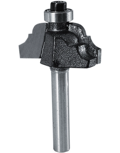 Zdjęcie: Frez podwójny esownica rzymska z łożyskiem 8 D 34,9 H 15 R 5,6 B 12,9 mm DEDRA