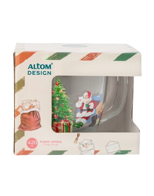 Zdjęcie: Kubek szklany List do Mikołaja 420 ml ALTOM DESIGN