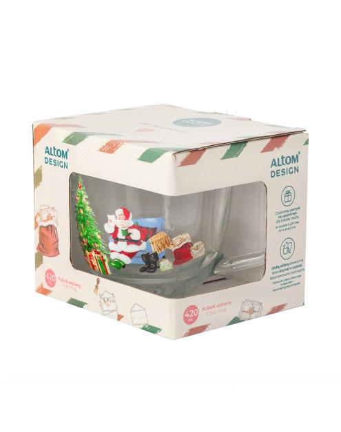 Zdjęcie: Kubek szklany List do Mikołaja 420 ml ALTOM DESIGN