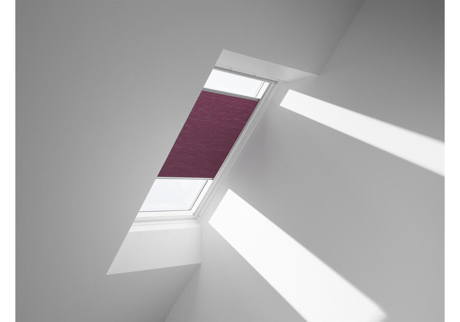 Zdjęcie: Roleta zaciemniająca energooszczędna FHC MK06 1051S podwójnie plisowana VELUX