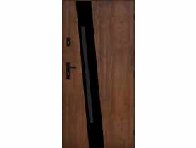 Drzwi zewnętrzne parys orzech 90p kpl PANTOR