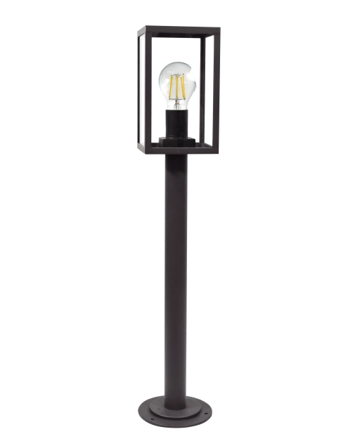 Zdjęcie: Lampa ogrodowa Malmo E27 68 cm stojaca czarna POLUX