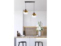 Zdjęcie: Lampa wisząca Contessa 2X40 W E27 czarny złoty CANDELLUX