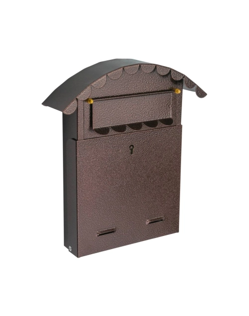 Zdjęcie: Skrzynka na listy szyld03 okrągła antyk miedź METRO