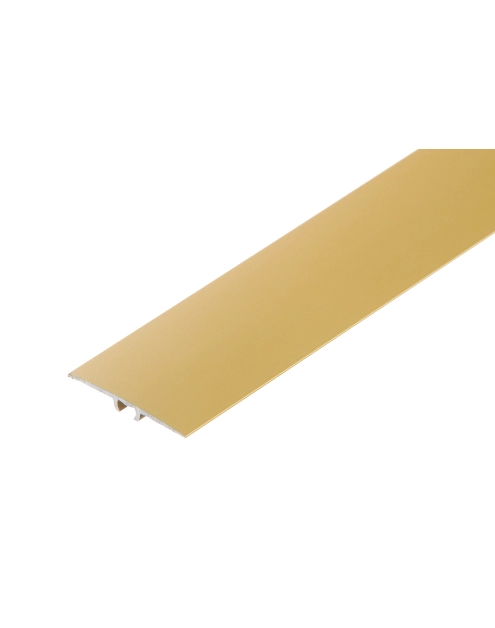 Zdjęcie: Listwa ochronna AL wcisk płaski 35 mm 5w1 klejona L= 2,79 m Złoty anoda mat CEZAR