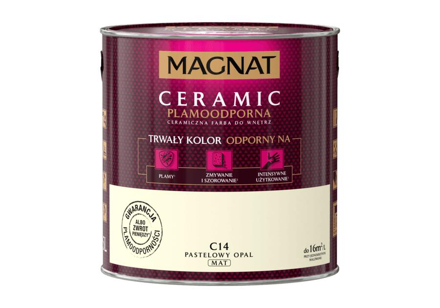 Zdjęcie: Farba ceramiczna 2,5 L pastelowy opal MAGNAT CERAMIC