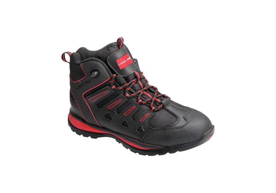 Zdjęcie: Trzewiki skóra-oxford czarno-czerwone 41 LAHTI PRO