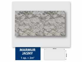 Panel dekoracyjny marmur jasny 100x50 cm szary HOME AND ME