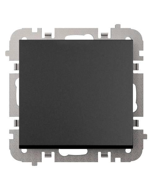 Zdjęcie: Łącznik Santra 1-biegunowy bez ramki, podtynkowy IP20 czarny ELEKTRO-PLAST