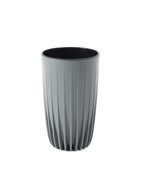 Zdjęcie: Donica Mira wysoka 300 mm szary LAMELA