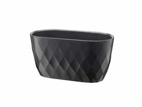 Osłonka Karo owalna 29 cm 29381 antracyt VERDENIA