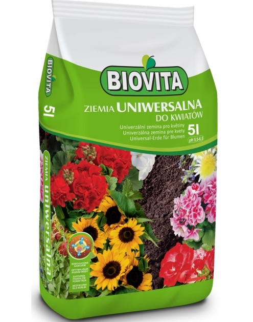 Zdjęcie: Ziemia uniwersalna 5 L BIOVITA