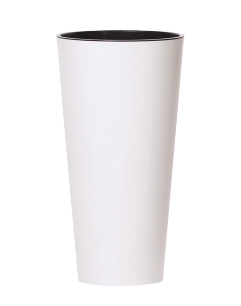 Zdjęcie: Doniczka Tubus Slime biały 15 cm PROPERPLAST