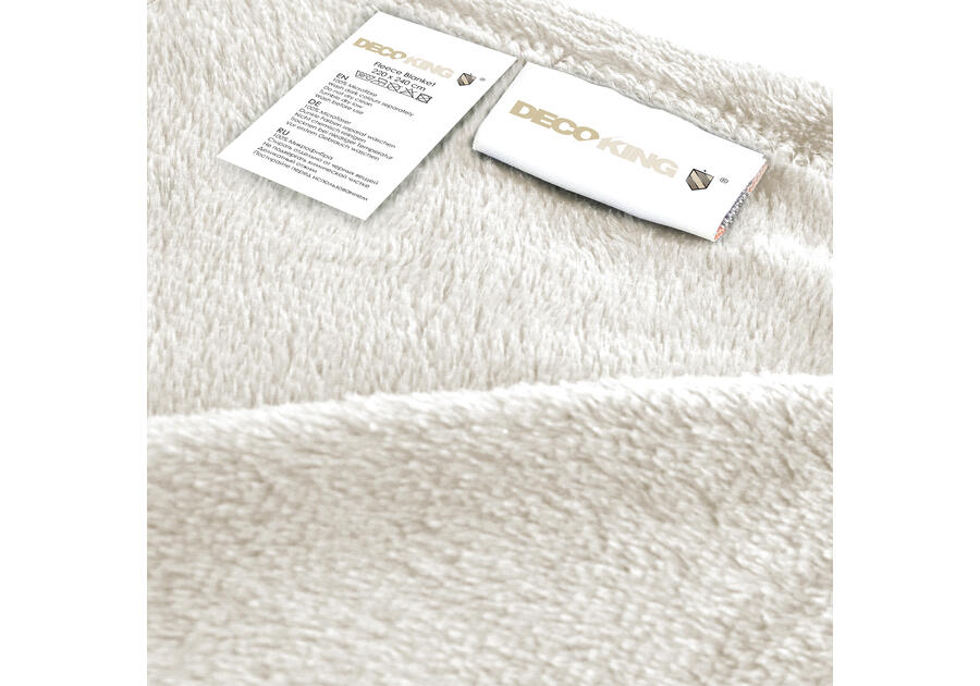 Zdjęcie: Koc Mic cream 150x200 cm DECOKING