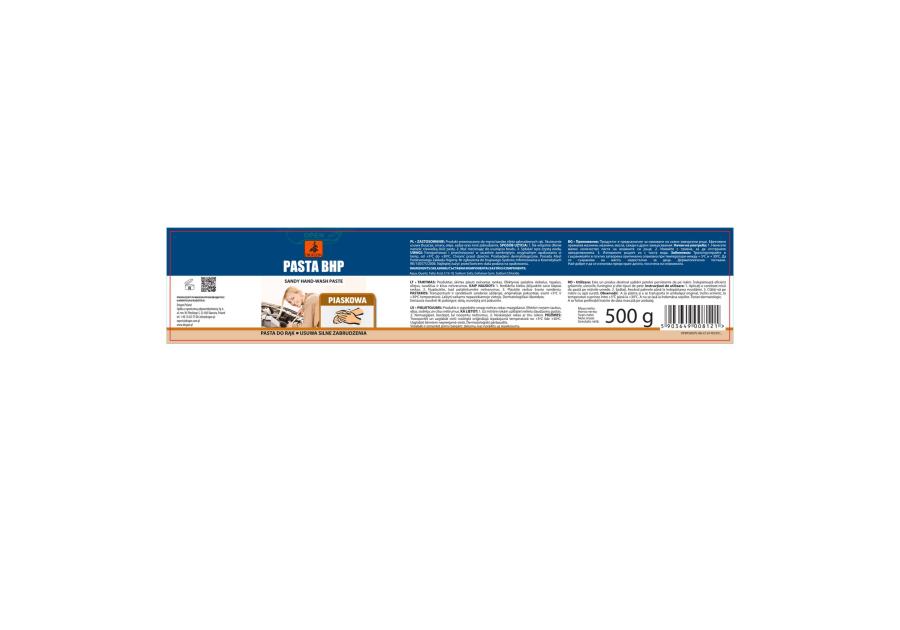 Zdjęcie: Pasta BHP piaskowa 500 g DRAGON