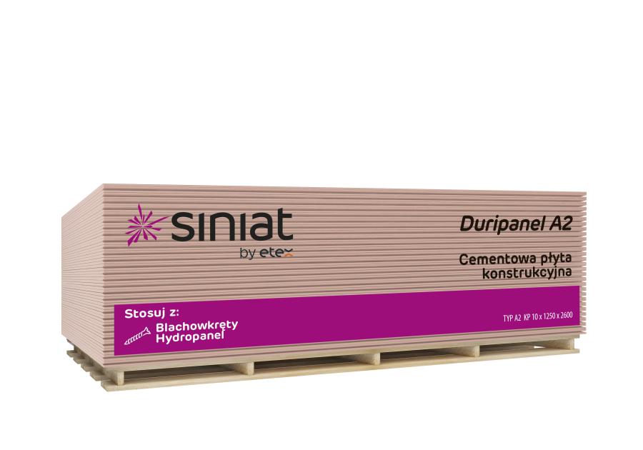 Zdjęcie: Płyta cementowa 10x1250x3100 mm Duripanel A2 SINIAT
