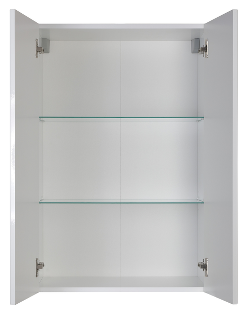 Zdjęcie: Szafka wisząca 60x90x35 cm, 2 drzwi, biała, System c biały ASTOR