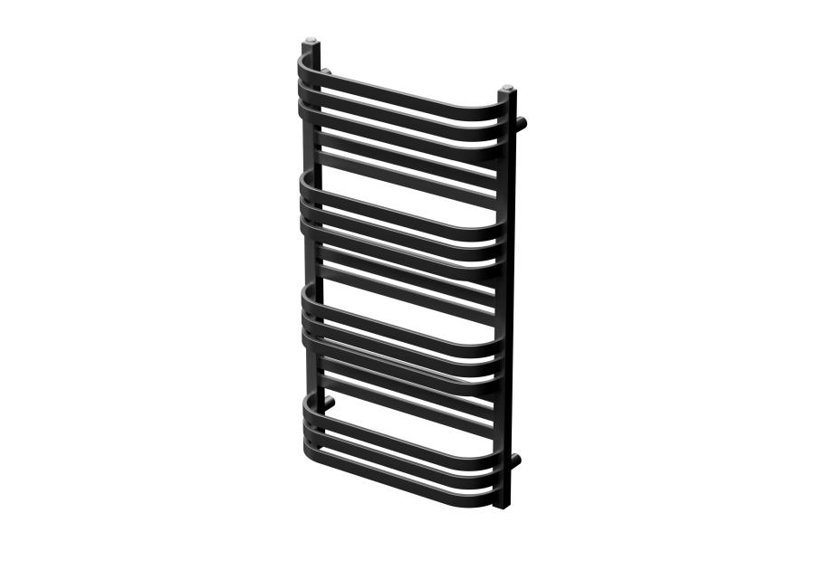 Zdjęcie: Grzejnik łazienkowy Diego 2 czarny mat 970x530 mm 400 W PSB