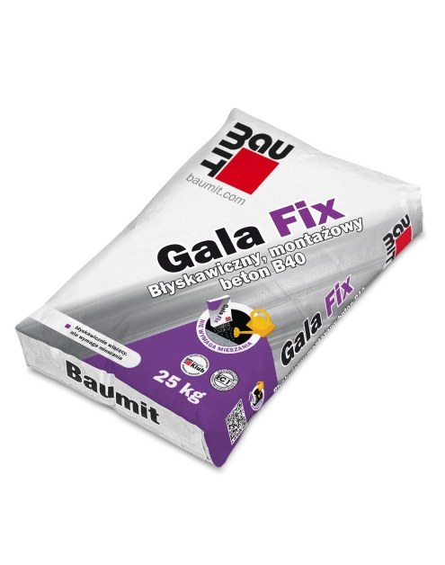 Zdjęcie: Beton montażowy błyskawiczny Gala Fix - 25 kg BAUMIT