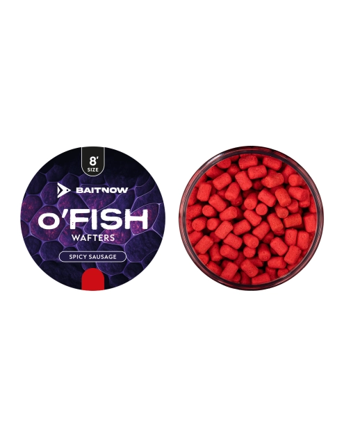 Zdjęcie: Przynęta wafters do method feeder OFish Spicy Sausage, rozmiar 8, 24 g BAITNOW