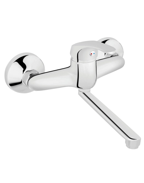 Zdjęcie: Bateria umywalkowa ścienna Basic, chrom FERRO