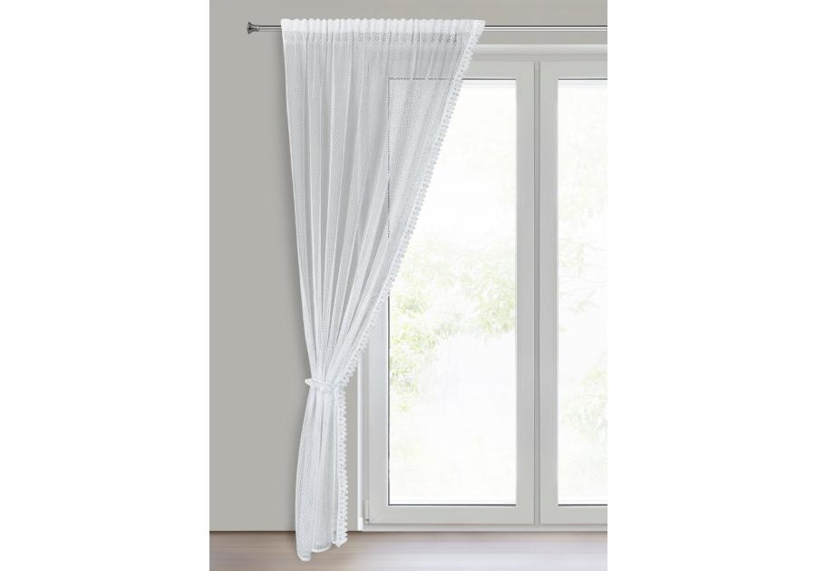 Zdjęcie: Firana gotowa Alex na taśmie 140 x 270 cm biały EUROFIRANY