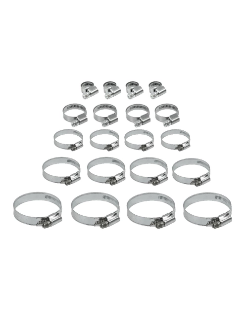 Zdjęcie: Zestaw opasek ślimakowych małych 8-32 mm 20 sztuk TECRA