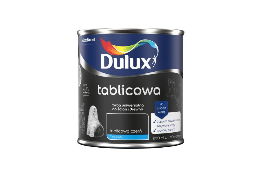 Zdjęcie: Farba tablicowa 0,25 L czerń DULUX