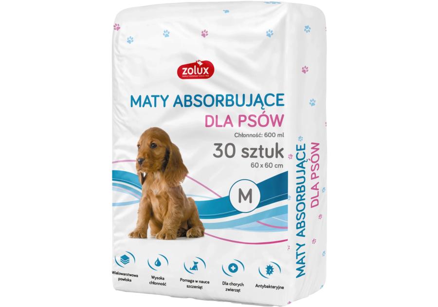Zdjęcie: Podkłady higieniczne dla psa 60x60 cm, 30 sztuk ZOLUX