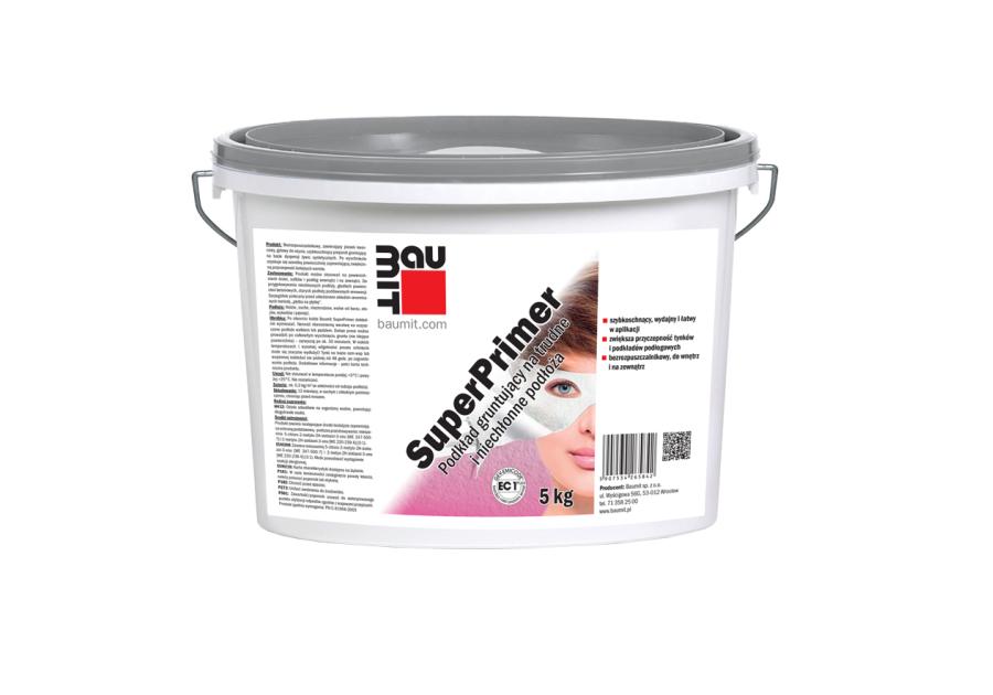 Zdjęcie: Podkład gruntujący na trudne i niechłonne podłoża SuperPrimer 5 kg BAUMIT