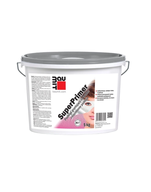 Zdjęcie: Podkład gruntujący na trudne i niechłonne podłoża SuperPrimer 5 kg BAUMIT