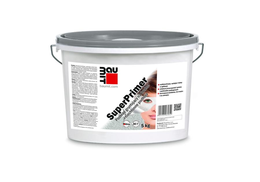 Zdjęcie: Podkład gruntujący na trudne i niechłonne podłoża SuperPrimer 5 kg BAUMIT