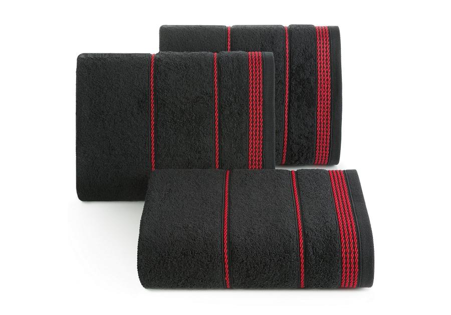 Zdjęcie: Ręcznik Mira 30x50 cm czarny EUROFIRANY