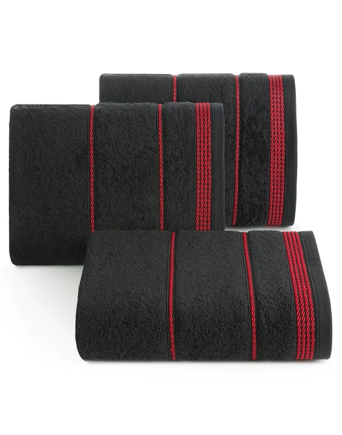 Zdjęcie: Ręcznik Mira 30x50 cm czarny EUROFIRANY