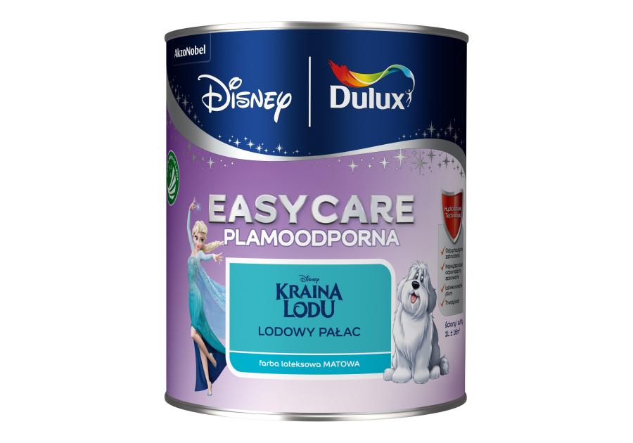 Zdjęcie: Farba lateksowa 1 L lodowy pałac matowa EASYCARE DISNEY