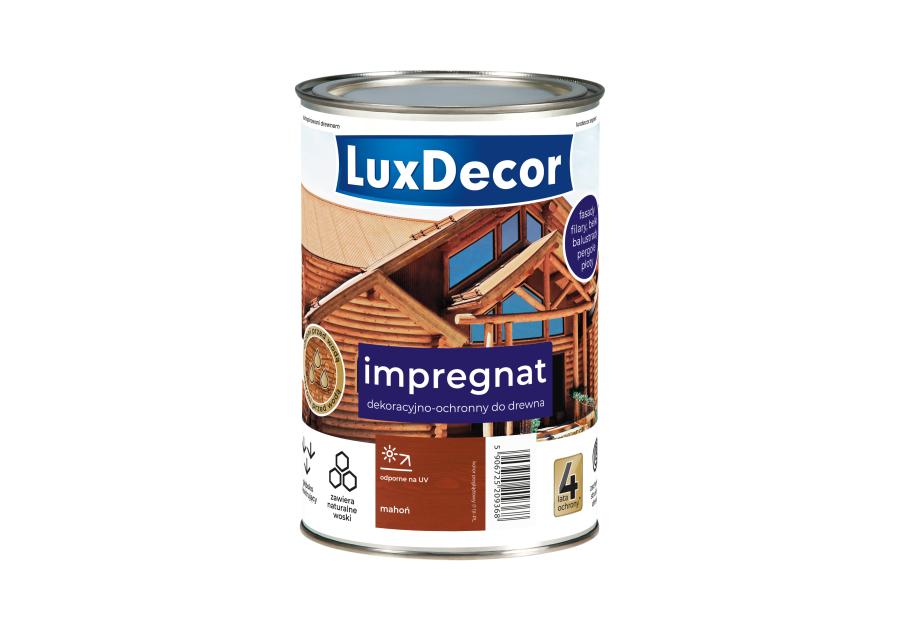 Zdjęcie: Impregnat do drewna 1 L mahoń LUXDECOR