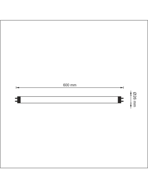 Zdjęcie: Żarówka LED POLUX T8 Tube DW 60cm 900lm glass POLUX